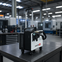 Machine de nettoyage au laser pulsé JPT 200W 300W, refroidie par air, pour la restauration industrielle des moules et des meubles en bois