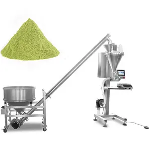 Mesin pengepakan tepung jagung otomatis multifungsi, mesin kemasan bubuk berat badan 25kg 10kg 25kg 50kg