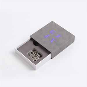 Personalizza un piccolo portagioie in cartone di lusso con confezione regalo per bottiglia con inserto portagioie in carta con il tuo Logo - Product Image 4