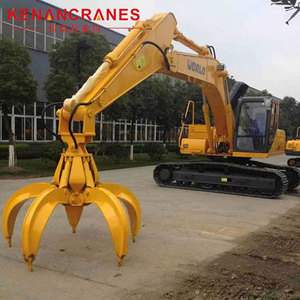 Grappin hydraulique électrique de 500 kg pour excavatrice, pour la manutention de matériaux - Product Image 3