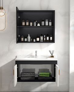 <span class=keywords><strong>Mueble</strong></span> de Baño para Hotel Tocador <span class=keywords><strong>con</strong></span> Lavabo Gabinete de Aluminio Lavabo de Piedra Sinterizada Gabinete de Baño Moderno <span class=keywords><strong>con</strong></span> Espejo - Product Image 5