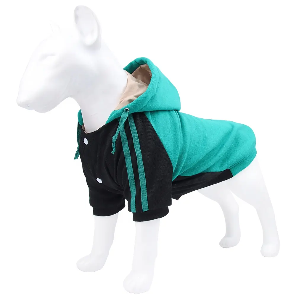 Kleine En Medium Fleece Hoodie Voor Hond Mode All-Purpose All-Seizoen Huisdier Hoodie