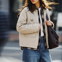 Vestes pour femmes Maden – Blouson vintage style ferme pour femme, veste de travail, style chasse, coupe décontractée, vêtement d'extérieur décontracté, collection automne 2026