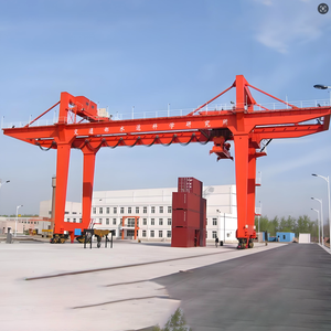 20 tấn 30ton 20ft 40ft straddle tàu sân bay cần cẩu container Thiết bị nâng cao hiệu suất cao cao su tyred cần cẩu container để bán - Product Image 1