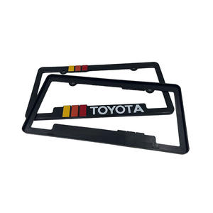 Marco de matrícula decorativo de especificación americana personalizado, marco de matrícula modificado, puede diseñar logotipo y logotipo personalizado - Product Image 2