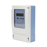 Compteur secondaire triphasé à quatre fils CT 1,5(6)A 220/380V 50Hz mural avec écran LCD et interface de communication RS485
