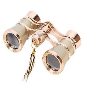 Jumelles de course de chevaux de théâtre d'opéra de mode élégante 3X25 Vintage Opera Glasses HD avec chaîne - Product Image 3