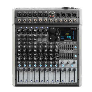 Mesa de Som/Controladora de DJ Cooyinka 12 Canais Profissional com Bluetooth, Tela Colorida, Reprodutor de MP3 e 2x99 <span class=keywords><strong>DSP</strong></span> em Metal - Product Image 3