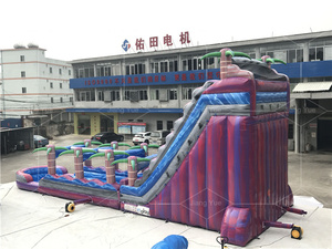 New Tùy Chỉnh Lớn Trẻ Em Trượt Nước Nhà Sản Xuất Sân Chơi Thương Mại Rừng Chủ Đề <span class=keywords><strong>Inflatable</strong></span> Trượt Nước Với Hồ Bơi Cho Người Lớn - Product Image 3