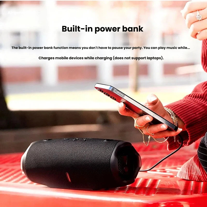 Home Gift Party Box FM Boombox Wireless Bluetooth Speaker Outdoor Portable Audio Hifi Subwoofer · image 4