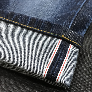 Tela Denim Cruda de Alta Calidad de 12 oz, 98% Algodón Japonés, 2% Elastano, con Orillo, para Jeans de Hombre de Corte Ajustado y Elasticidad Avanzada - Product Image 6