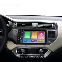 TK-YB voiture navigation panneau 9 pouces pour Kia Rio LHD 2012-2014 voiture tableau de bord intérieur accessoires décoratifs fascia cadrage