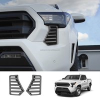 Gobison Accessoires d'extérieur Couvercle de grille d'admission d'air de phare avant pour Toyota Tacoma 2024 Accessoires de voiture