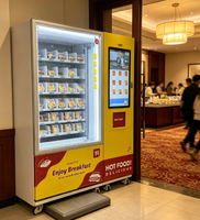 Distributeur de repas en libre-service, distributeur intelligent de nourriture, distributeur automatique de boîtes à lunch commerciales