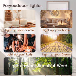 充電式 アルミニウム合金 電子キャンドルライター USBフレームレス 卸売 キャンドルライター - Product Image 4