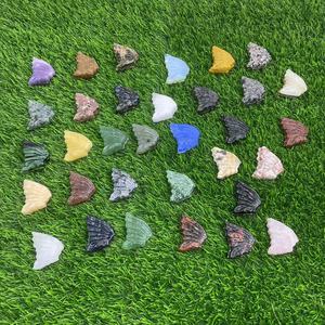 ชุดปีกผีเสื้อคริสตัลแกะสลักขนาดเล็ก 10 ซม. จากหินธรรมชาติ หินบำบัด - Product Image 3