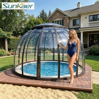 Nueva Carpa Domo Geodésica Transparente de Policarbonato para Restaurante al Aire Libre, Tipo Iglú de Vidrio, de Proveedor Bubble House