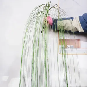 Planta Colgante Artificial de Hojas de Salix, Decoración de Plástico Suave para Bodas y Eventos, para el <span class=keywords><strong>Día</strong></span> <span class=keywords><strong>del</strong></span> <span class=keywords><strong>Padre</strong></span>, <span class=keywords><strong>Día</strong></span> de la Madre, Pascua, Navidad - Product Image 2