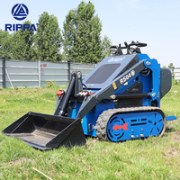 Vente en gros de chargeuses compactes forestières Broyeur sur chenilles Mini chargeuse compacte antidérapante Petite chargeuse compacte antidérapante