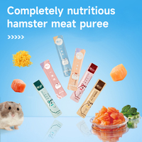 YEE Friandises humides pour hamsters, snacks à lécher, saveur poulet et fruits, sans céréales, riches en protéines pour petits animaux