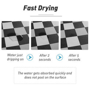 Tapete de Cocina de Tierra de Diatomeas, Rectangular, 30x40cm, 40x50cm, 50x60cm, Impermeable, Antideslizante, con Patrón Geométrico - Product Image 5