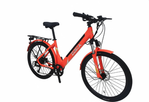 <span class=keywords><strong>Vélo</strong></span> <span class=keywords><strong>électrique</strong></span> <span class=keywords><strong>tout</strong></span>-<span class=keywords><strong>terrain</strong></span> 7 vitesses 26 pouces en alliage d'aluminium, moteur arrière sans balais 250W, batterie lithium 36V 10.5Ah, pour femmes - Product Image 2