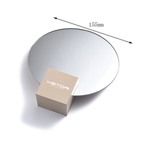 Miroir de table de maquillage rond cosmétique debout libre de taille de logo personnalisé avec support