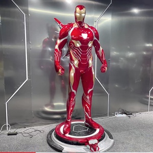 Personalizzato caldo Marvel <span class=keywords><strong>Iron</strong></span> <span class=keywords><strong>Man</strong></span> <span class=keywords><strong>1</strong></span> a <span class=keywords><strong>1</strong></span> blow-out a tutti gli effetti MK7 scultura luminosa anti-Hulk decorazione soggiorno di atterraggio - Product Image 4