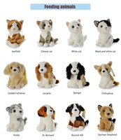 Peluche d'alpaga lestée personnalisée en vrac, douce et mignonne, pour le chauffage au micro-ondes, apaisante émotionnellement