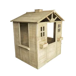 Houten Kids Cubby Huis Playhouse Speeltuin Met Stoelen Leeftijden Voor 18 + Maanden Cosplay Developmental Speelgoed