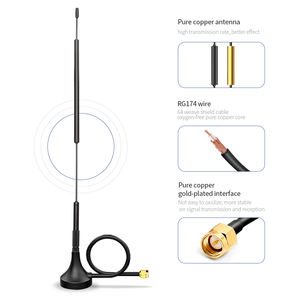 Venta caliente de fábrica nuevo diseño externo 868 antena impermeable Omni 8dbi antena magnética 868MHz con conector Sma - Product Image 5