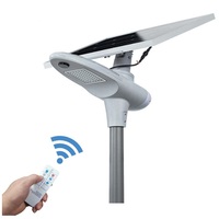Lampadaire solaire extérieur dimmable tout-en-un 10000lm IK10 IP66, certifié CE ROHS, garantie 3 ans, de notre usine avec 12 ans d'expérience
