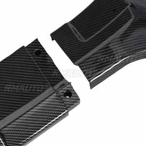 Carbon Fiber Look/Black Front Bumper Splitter Lip <b>Diffuser</b> Spoiler <b>for</b> Volkswagen <b>for</b> VW Golf MK7 MK7.5 GTI GTR GTD 2014-2019 - Product Image 5