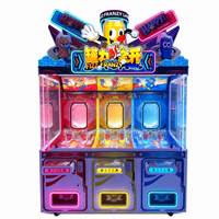 Machine de jeu d'arcade à monnayeur de luxe Fizz Franzy Land Push Prize Machine pour centre commercial et centre de divertissement