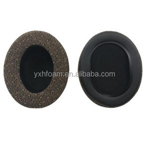 Almohadillas de repuesto de tela de cuero de proteína HS35 HS40 HS50 HS60 <span class=keywords><strong>HS70</strong></span> PRO para auriculares grandes - Product Image 4