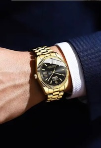 Montre à quartz personnalisée avec logo Drioshipping Binbond B7012, marque de luxe chinoise, montre-bracelet pour homme, mouvement Beijing, cadran - Product Image 6