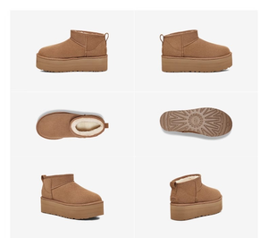 Chất Lượng Cao Bán Buôn Thời Trang Sneakers Giản Dị Ấm Nền Tảng Thương Hiệu Phụ Nữ Da Chính Hãng Mùa Đông Tuyết Khởi Động - Product Image 5