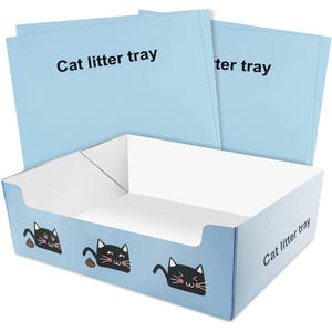Bac à litière jetable pour chat Super léger étanche pour voyage et utilisation en intérieur Caja de <span class=keywords><strong>arena</strong></span> para gatos - Product Image 1