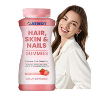 Gummies Biotine Cheveux Peau Ongles Marque Privée OEM Ausreson – Complément de Créatine et Vitamines pour Soin Naturel des Cheveux, de la Peau et des Ongles