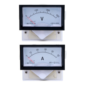 Voltímetro y Amperímetro de Panel 85L17, 450V 50A, Analógico, Monofásico, CA/CC, Clase 1.5 de Precisión - Product Image 1