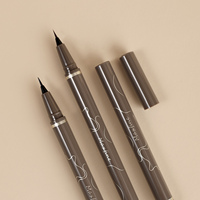 Eyeliner liquide imperméable longue durée, à base de minéraux, résistant à l'huile, végan, crayon pour sourcils et cils inférieurs, séchage rapide, ne coule pas, naturel