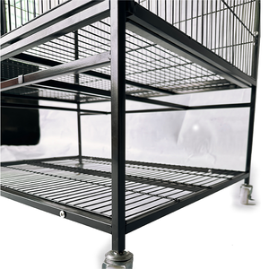 Groothandel Grote Black Steel Metal Iron Volière Kanarie Kaketoe Tortelduifjes Papegaai Villa Voor Tuin - Product Image 4