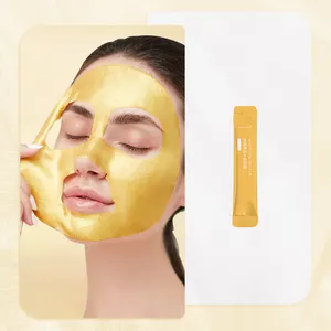 Feuchtigkeit spendende Anti-Aging 24K Gold Maske Pulver Weich film Pulver Peel Crystal Gel Maske