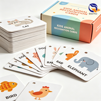 Tarjetas de Memoria Personalizadas con Impresión a Doble Cara y Acabado Brillante para el Aprendizaje de Idiomas
