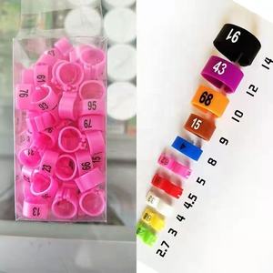 GQ-anillo colorido de pájaro canario, 2,7 MM, con número 1-100, listo para enviar desde China - Product Image 5