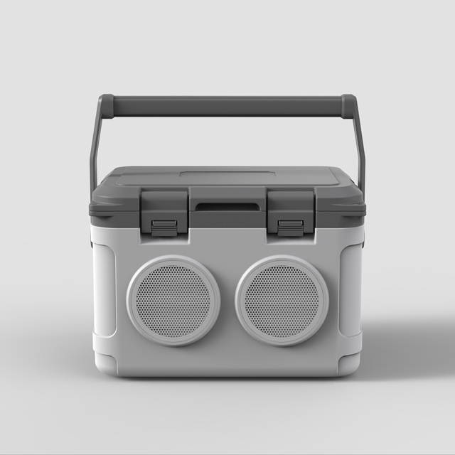 Outdoor Portable Incubator Car Mounted 21L Breast Milk Fruit Food Refrigerated Bluetooth Speaker Freezer Ice Cooler Box
