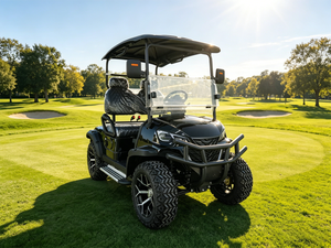 Carrito de Golf Compacto de 2 Plazas, Buggy Eléctrico de Fácil Control para Viajes por Playa y Resort, para Uso en Carreteras No Públicas - Product Image 3