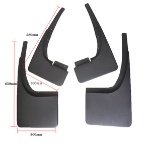 Guardabarros para Ford Ranger 2011-2018 T6 T7, Material PPTPR Negro, Deflectores para Auto - Product Image 3