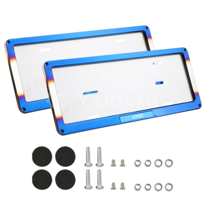 Tự Động Thép Không Gỉ Giấy Phép Mảng Khung Đối Với Philippines Kích Thước Tiêu Chuẩn Với Logo - Product Image 2