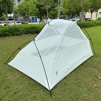 Summer Fashion Ultralight Backpacking Tent 2-3 Person Double Easy Waterproof Camping Gear Poteaux en aluminium Équipement d'extérieur